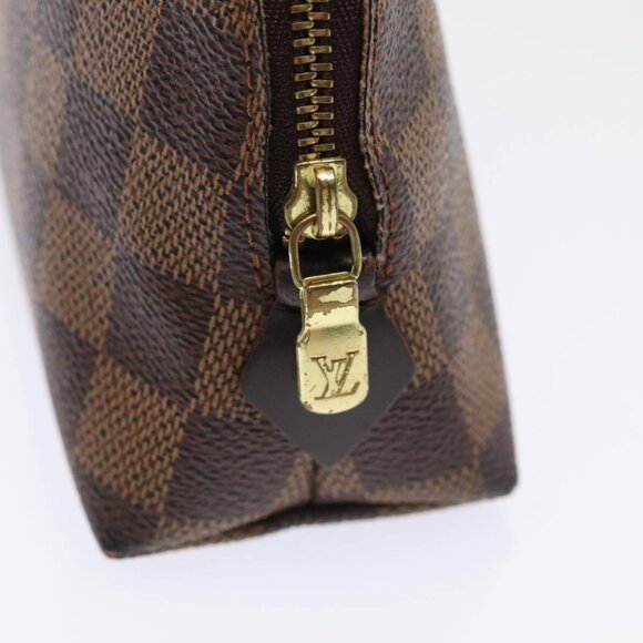 LOUIS VUITTON Damier Ebene Pochette Cosmetic PM Pouch - Picture 13 of 16